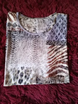 Camiseta print mujer