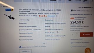 Amortiguadores Bilstein B4 para M.Benz