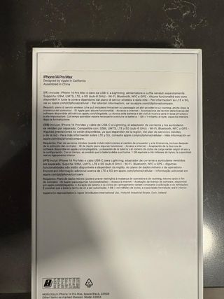 iPhone 14 Pro Max 256GB Negro