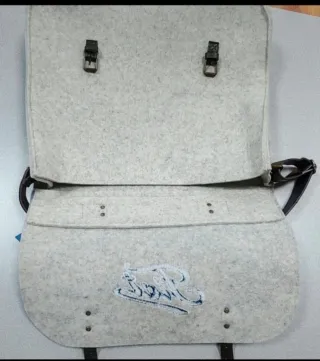 Borsa Cartella Vintage Fiat Feltro Porta PC