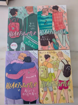 Heartstopper colección completa inglés