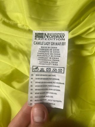 Chamarra nueva  Geographical Norway Talla L