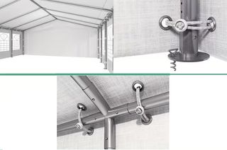 Carpa de Jardín 4x3 y 6x4m