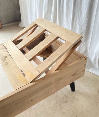 Diván vintage madera