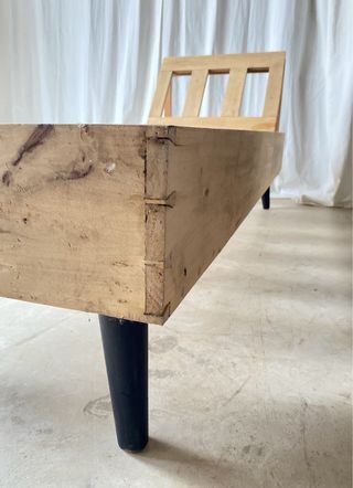 Diván vintage madera