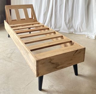 Diván vintage madera