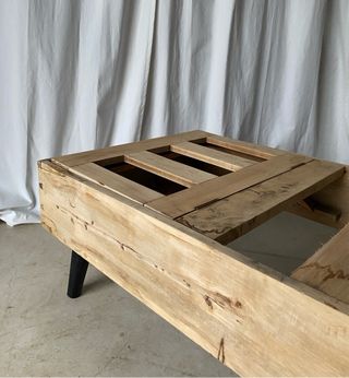 Diván vintage madera