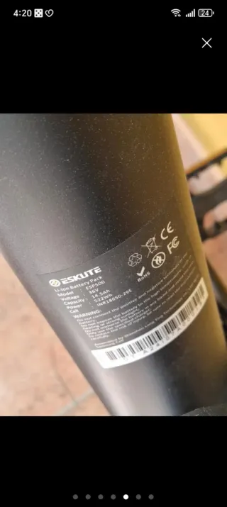 Bicicleta Eléctrica ESKUTE