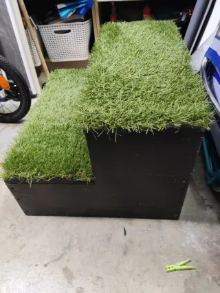 Peldaños Escalera Camping/Caravana Césped Artifici