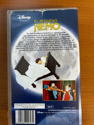 VHS El Pequeño Nemo Disney Español