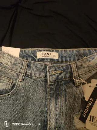 Jeans donna strappati blu