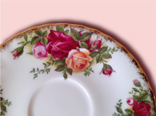 4 Tazas de Café Royal Albert Old Country Roses