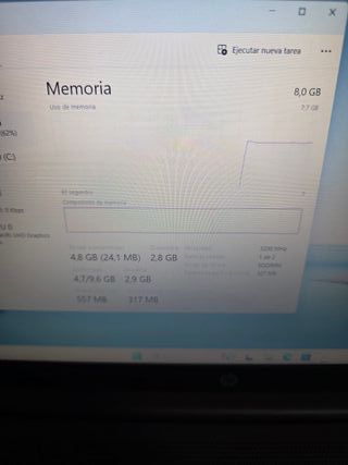 Ordenador portátil HP i3 DOCEAVA GENERACIÓN,8RAM