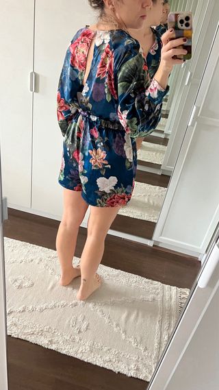 Mono Zara flores Talla M