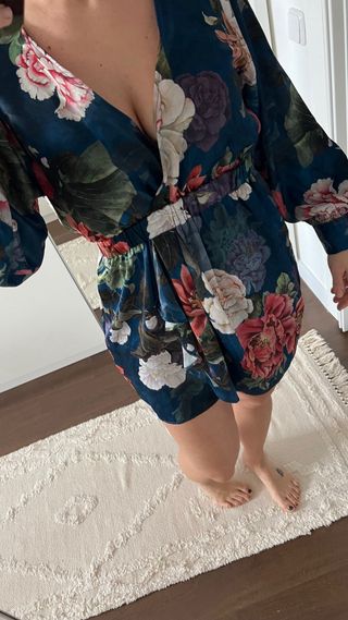 Mono Zara flores Talla M