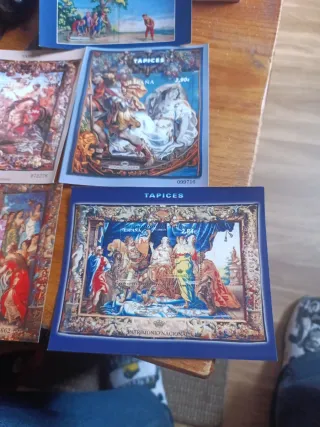 Lote 5 Hojitas Sellos España Tapices Nuevos