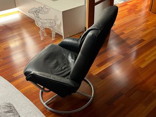 Butaca negra giratoria