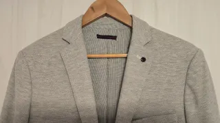 Chaqueta Zara Hombre Gris Talla M