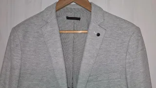 Chaqueta Zara Hombre Gris Talla M
