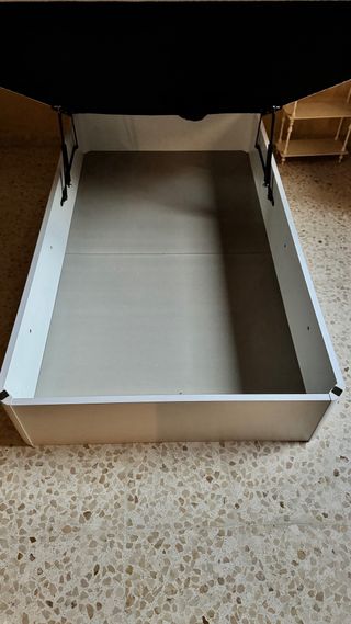 Colchón y base cama abatible