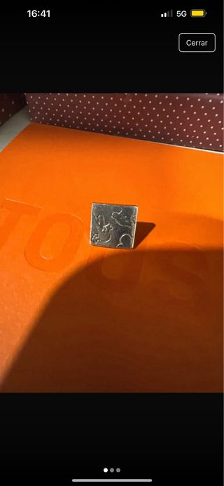 Pendiente Tous Plata Suelto Sin Tuerca