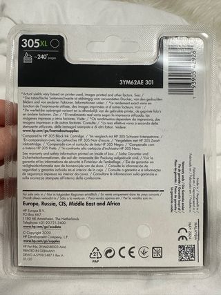 Cartucho Tinta HP 305XL Negro