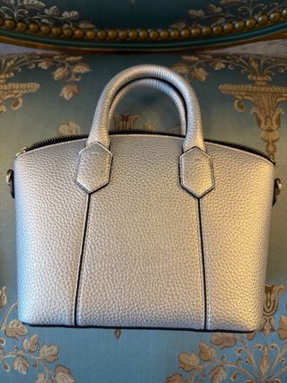 Bolso Emporio Armani Plateado 28x20