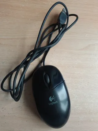 Ratón Logitech USB Negro