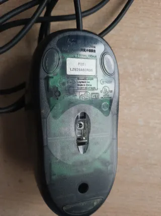 Ratón Logitech USB Negro