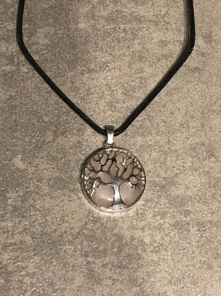 Ciondolo Albero della Vita Quarzo Rosa