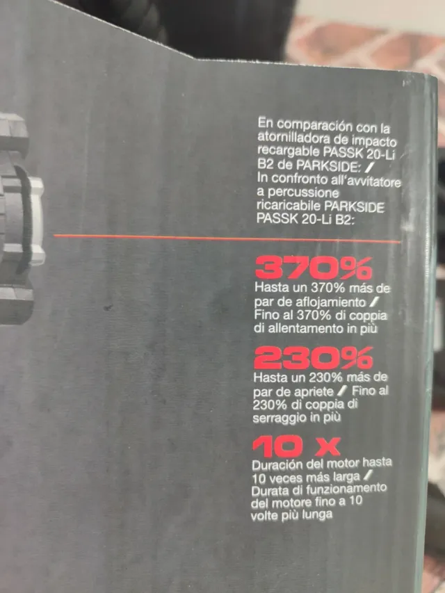 Atornillador de impacto Parkside 1356Nm