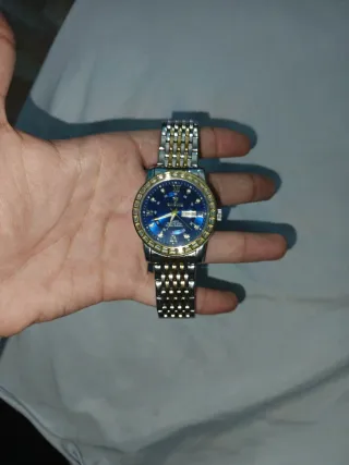Reloj Aquatic Dorado y Azul