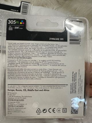 Cartucho HP 305XL Tricolor