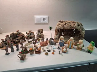Lote Belén Portal y Figuras pesebre