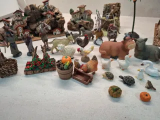 Lote Belén Portal y Figuras pesebre