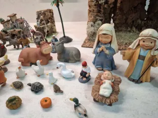 Lote Belén Portal y Figuras pesebre