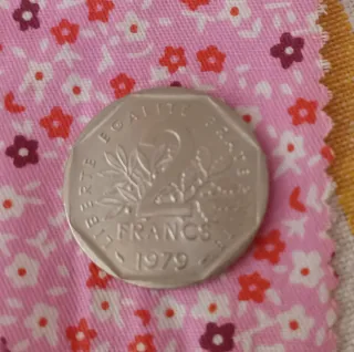 Moneta 2 Franchi Francia 1979