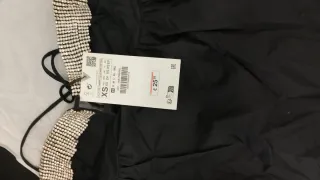 Top fiesta Zara pedrería Talla xs