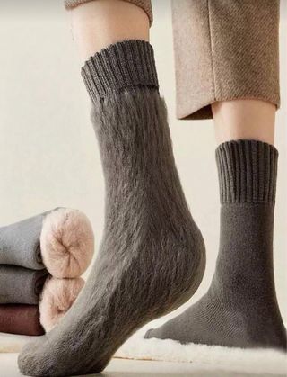 6 Pares Calcetines Térmicos Gruesos