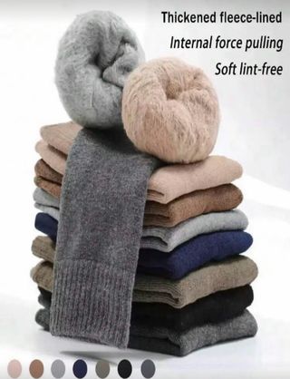 6 Pares Calcetines Térmicos Gruesos