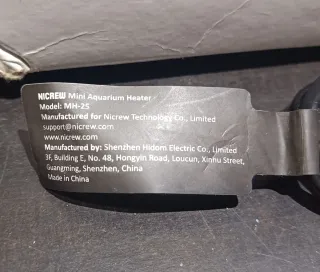 Mini calentador acuario 25W NICREW