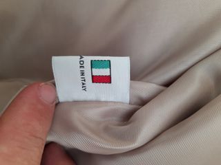 Giacca in pelle scamosciata marrone