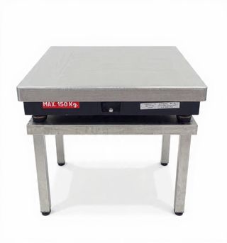 Báscula 1500 Kg con mesa acero inoxidable