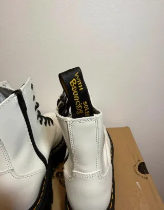 Botas Dr. Martens Plataforma Blancas