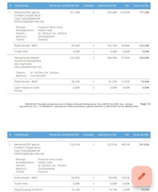 Ventana PVC con persiana