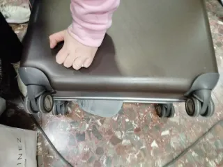 Maleta GRALLI marrón/gris