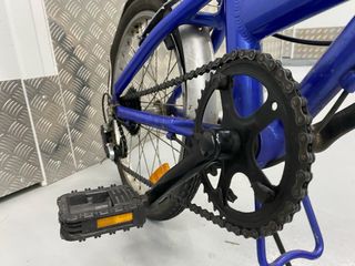 Bicicleta Plegable Azul