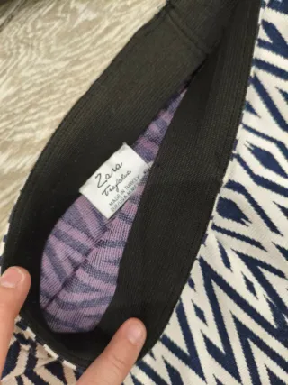 Falda mini Zara estampada