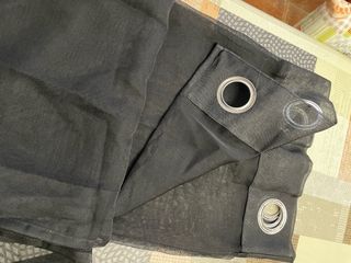 Cortinas Negras de Tela