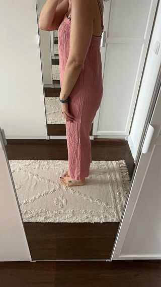 Mono Zara rosa talla S